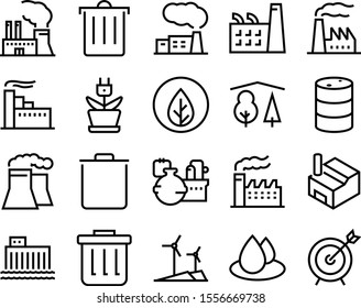 environment vector icon set such as: storage, splash, accurate, hit, drop, electrical, park, petrol, spring, container, silhouette, style, structure, innovation, shiny, manufacturing, gasoline, save