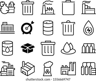 environment vector icon set such as: transportation, generation, landscape, package, liquid, renewable, delivery, crisis, reactor, cooling, website, rain, competition, hydroelectric, empty