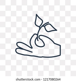 Environment vector outline icon isolated on transparent background, high quality linear Environment transparency concept can be used web and mobile