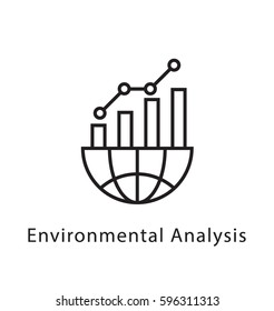 Environmental Analysis Vector Line Icon