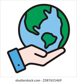 Environmental Awareness Icon Element For Design