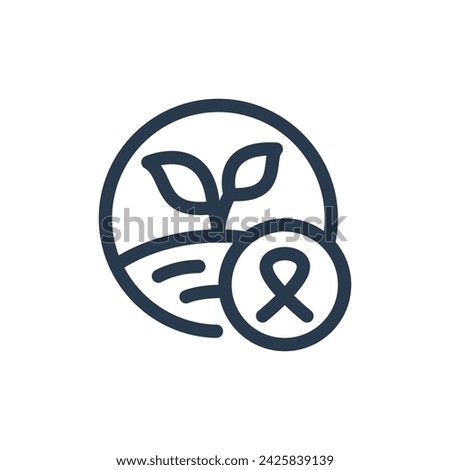 Environmental Awareness Vector Icon Illustration for Earth Day