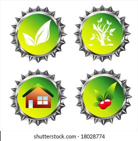 Environmental bottle caps