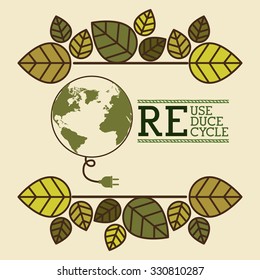 environmental campaing  design, vector illustration eps10 graphic 