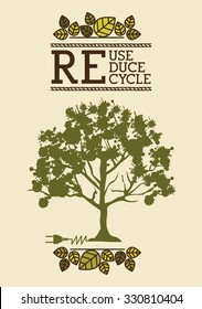 environmental campaing  design, vector illustration eps10 graphic 