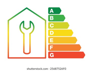 Environmental Certification Energy Classification Scale Efficiency Class Consumption with House Maintenance