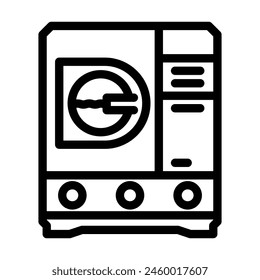 environmental cleaning line icon vector. environmental cleaning sign. isolated contour symbol black illustration