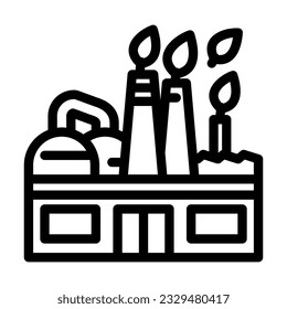 environmental compliance line icon vector. environmental compliance sign. isolated contour symbol black illustration