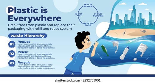 Environmental concept. Go Green Save the world illustration. Graphic design for the decoration of gift certificates, banners and flyer.