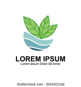 environmental conservation logo design template