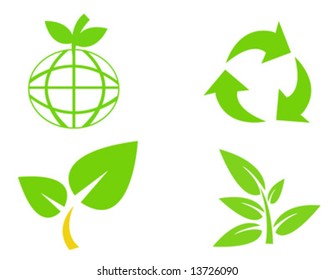 Environmental conservation symbols