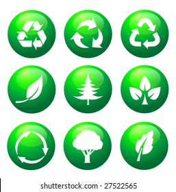 Environmental conservation symbols