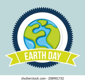 environmental design over blue background vector illustration environmental design over blue background vector illustration
