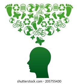 environmental design over white  background vector illustration  