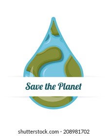 environmental design over white  background vector illustration 