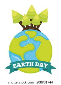 environmental design over white  background vector illustration 