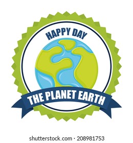 environmental design over  white background vector illustration 