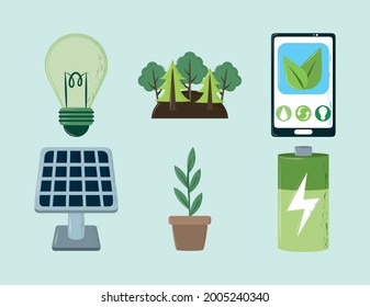environmental and energy friendly set