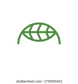 Environmental green Nature Logo Design Template.