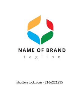 environmental and greenery ecological modern and awesome minimalist logo templet design 