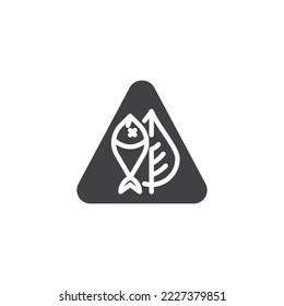 Vektorsymbol für Umweltrisiken. volles Flachzeichen für mobiles Konzept und Webdesign. Symbol für Umweltverschmutzung Symbol, Logo-Abbildung. Vektorgrafik
