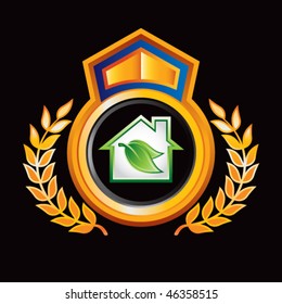 environmental home orange royal display with blue lining