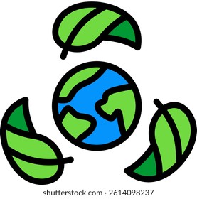 Environmental Icon Lineal Color Vector Illustration