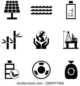 environmental icon set