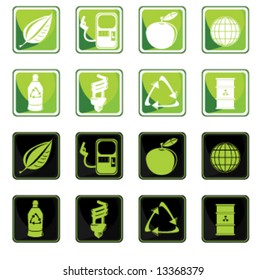 Environmental icon set - vector version