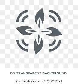Environmental icon. Trendy flat vector Environmental icon on transparent background from smart home collection. 