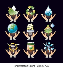 Environmental icons