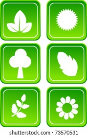 environmental icons or buttons