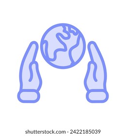 Environmental Impact icon, impact, environment, effect, consequence duotone line icon, editable vector icon, pixel perfect, illustrator ai file