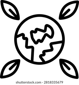 Environmental Impact Vector Design Icon Style