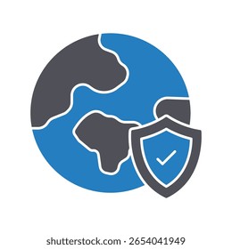 Environmental insurance :Vector Icon which can easily modify or edit
