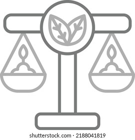 Environmental Law Vector Icon. Can Be Used For Printing, Mobile And Web Applications.