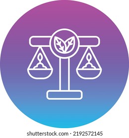 Environmental Law Vector Icon. Can Be Used For Printing, Mobile And Web Applications.