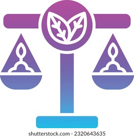 Icono del vector del derecho ambiental. Se puede usar para imprimir, móviles y aplicaciones web.