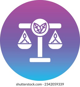 Icono del vector del derecho ambiental. Se puede usar para imprimir, móviles y aplicaciones web.
