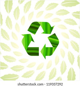 environmental logo and leaves