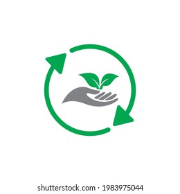 environmental logo , nature logo vector
