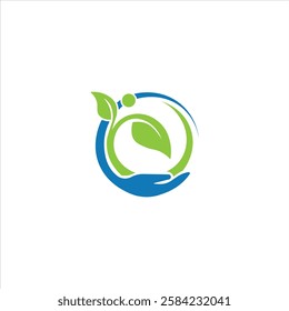 Environmental logo vector design on white background