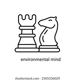 environmental mind vector filled outline Icon Design illustration. Graphic Design Symbol on White background EPS 10 File