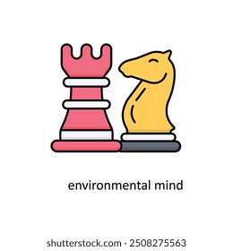 environmental mind vector filled outline Icon Design illustration. Graphic Design Symbol on White background EPS 10 File