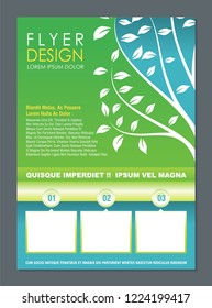 Environmental Modern Flyer Template Design.
