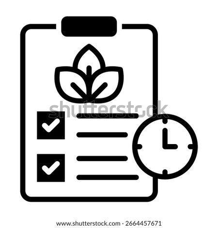 Environmental Planning Icon Mixed Style Vector Illustration