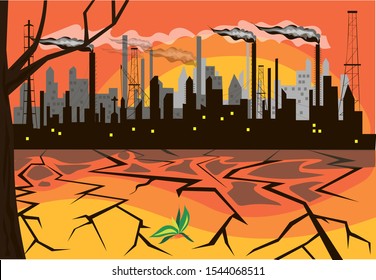 Environmental pollution is the outcome of urban-industrial and technological revolution and rapacious and speedy exploitation of natural resources and ever-increasing industrial wastes.