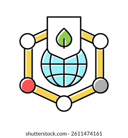 environmental protection color icon vector. environmental protection sign. isolated symbol illustration
