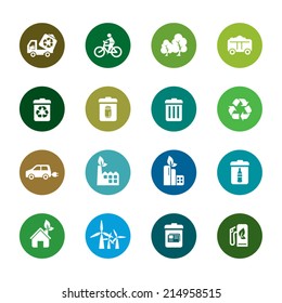 Environmental Protection Color Icons