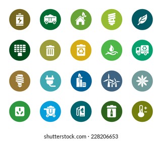 Environmental Protection Color Icons